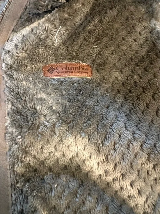 Columbia Olive Green Teddy Jacket - Picture 2 of 3